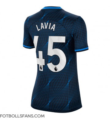 Chelsea Romeo Lavia #45 Replika Bortatröja Damer 2023-24 Kortärmad